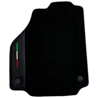 Black Floor Mats for Ferrari 488 GTB (2016-2022) with Leather
