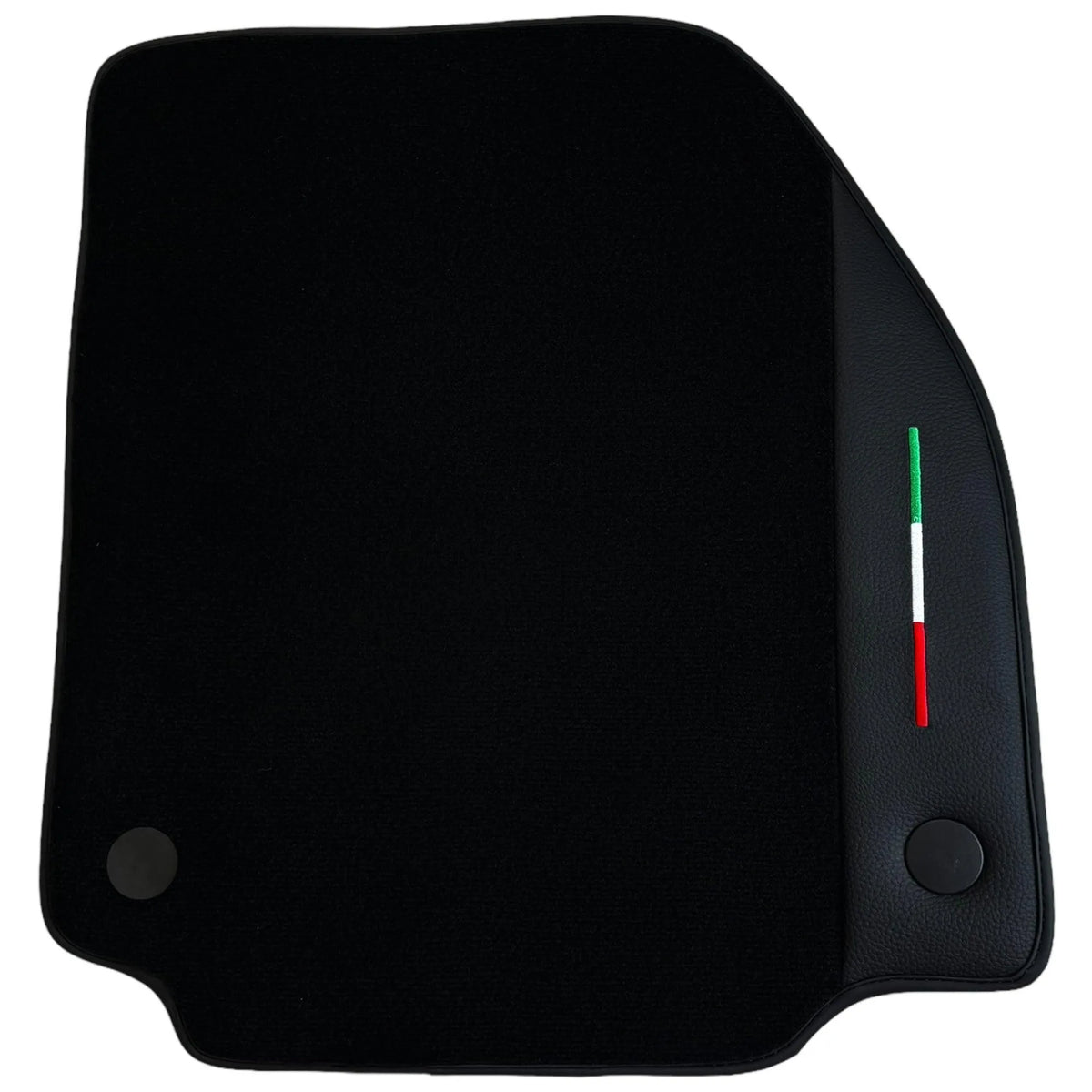 Black Floor Mats for Ferrari 488 GTB (2016-2022) with Leather