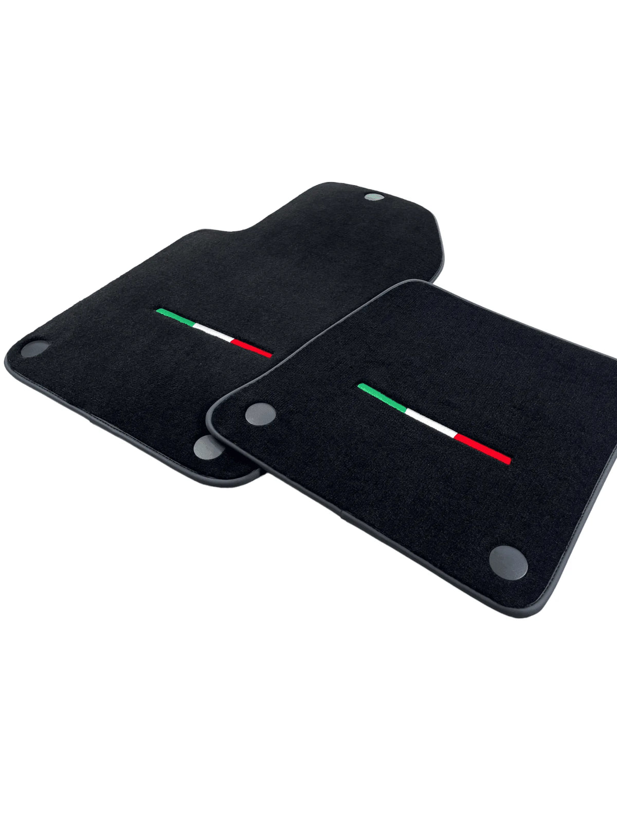 Black Floor Mats For Ferrari 612 Scaglietti 2005-2011 Italian Edition - AutoWin