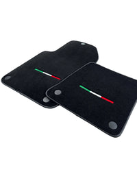 Black Floor Mats For Ferrari 612 Scaglietti 2005-2011 Italian Edition - AutoWin