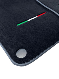 Black Floor Mats For Ferrari 612 Scaglietti 2005-2011 Italian Edition - AutoWin
