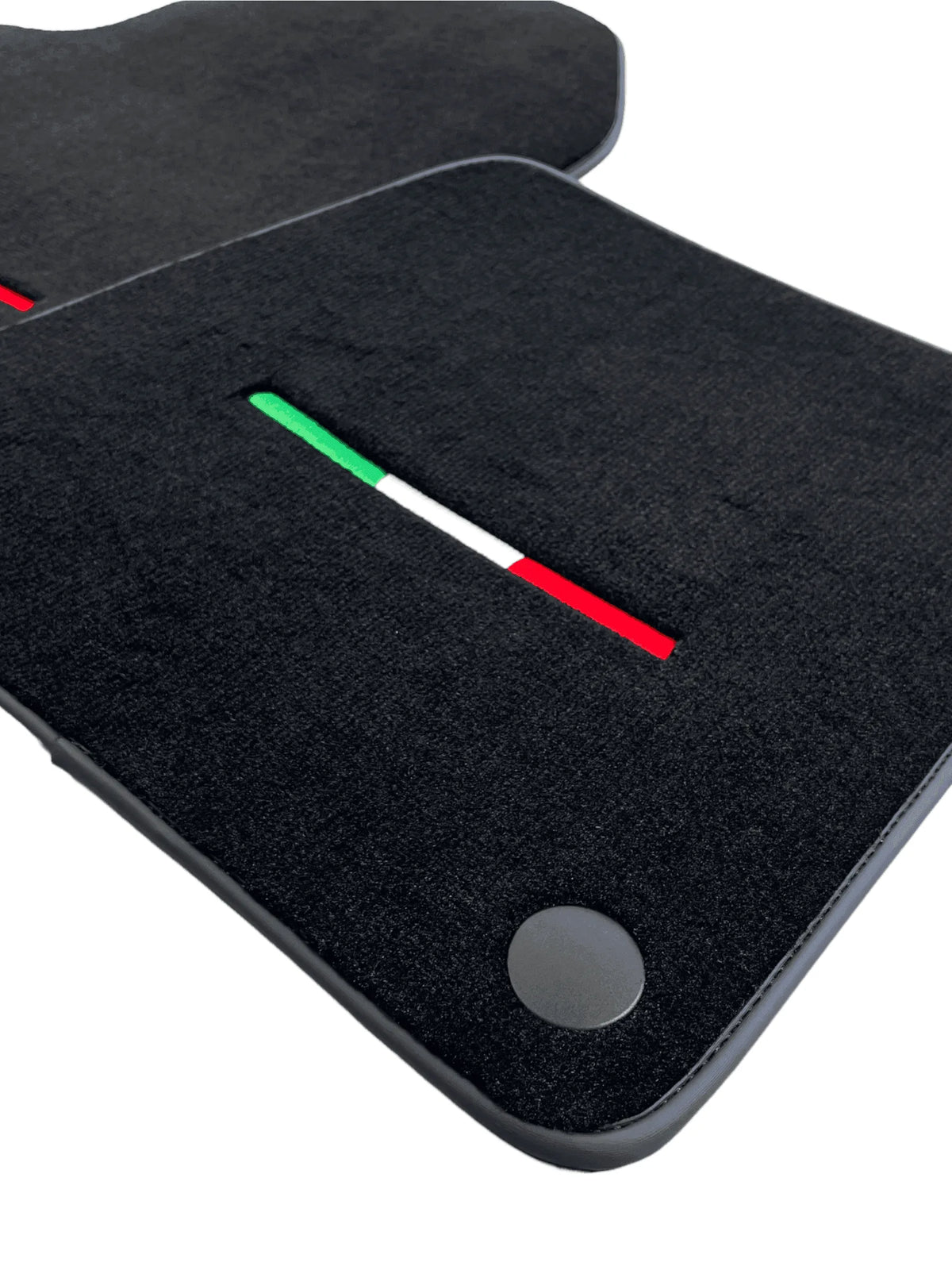 Black Floor Mats For Ferrari 612 Scaglietti 2005-2011 Italian Edition - AutoWin