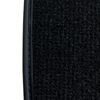 Black Floor Mats For Ferrari 612 Scaglietti 2005-2011 Italian Edition with Leather - AutoWin