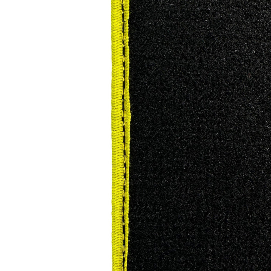 Black Floor Mats for Ferrari 812 GTS (2019-2023) with Leather - AutoWin