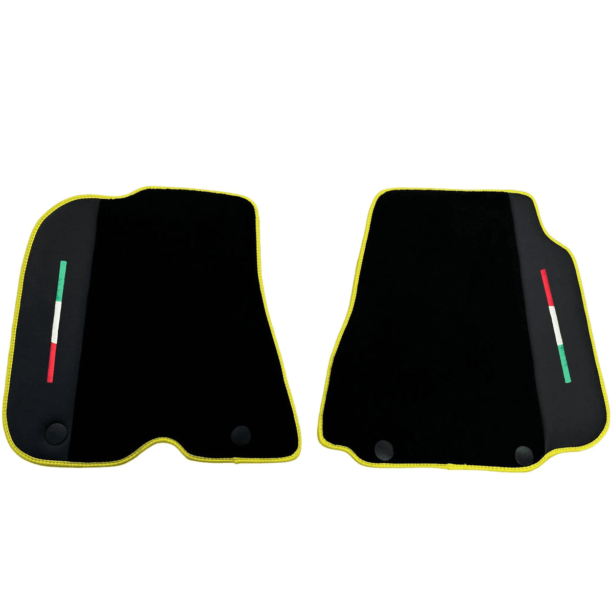 Black Floor Mats for Ferrari 812 Superfast (2018-2023) with Leather