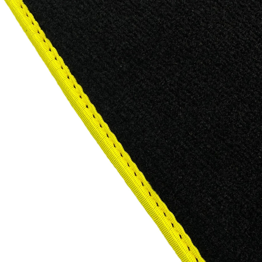 Black Floor Mats for Ferrari 812 Superfast (2018-2023) with Leather