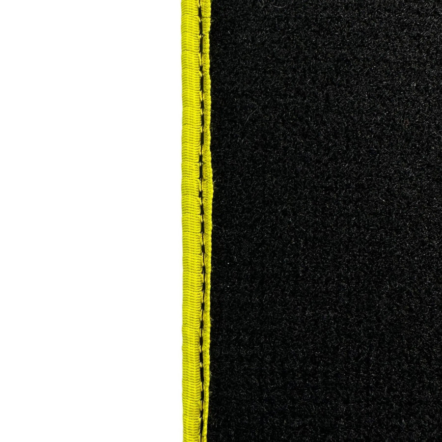 Black Floor Mats for Ferrari 812 Superfast (2018-2023) with Leather