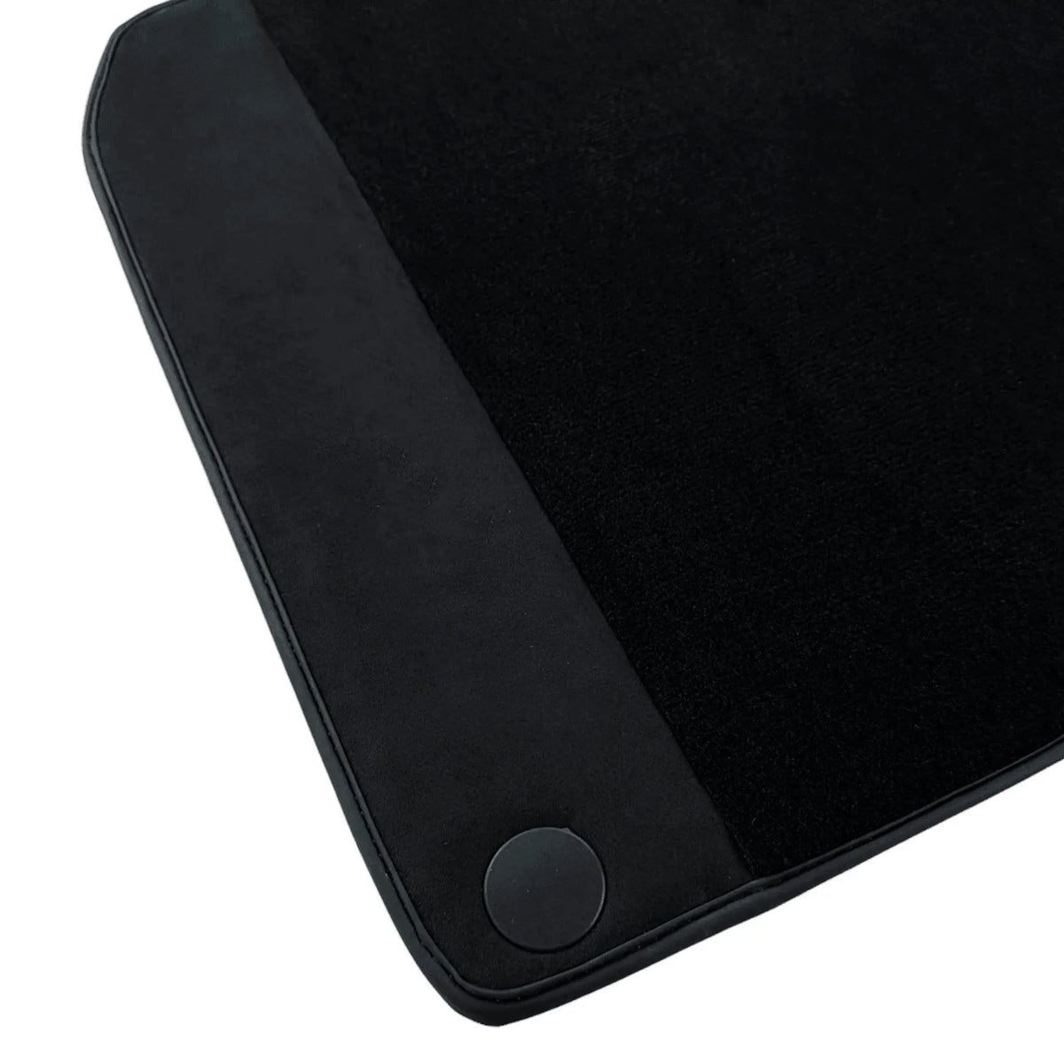Black Floor Mats For Ferrari California T 2015–2018 with Black Alcantara - AutoWin