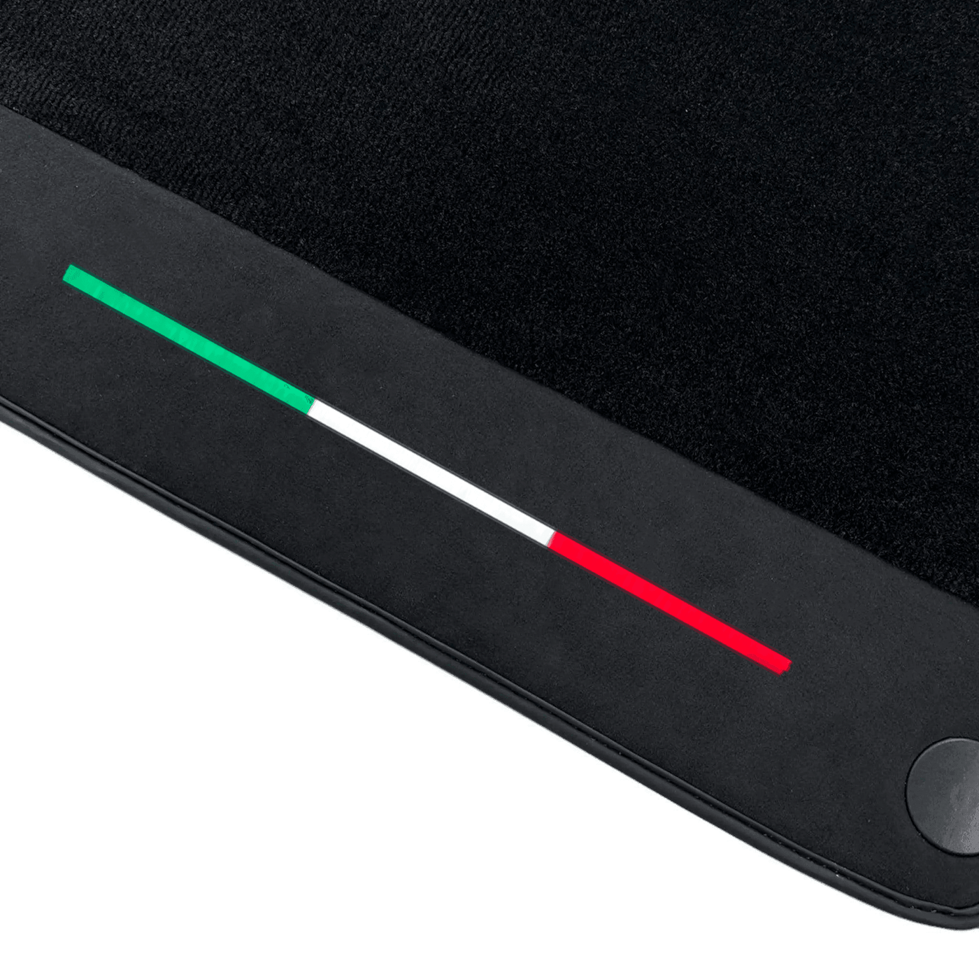 Black Floor Mats For Ferrari California T 2015–2018 with Black Alcantara - AutoWin