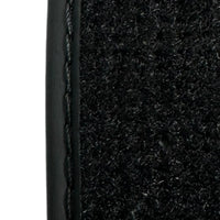 Black Floor Mats for Ferrari Dino 308 GT4 (1973-1979) with Leather | Italian Edition - AutoWin