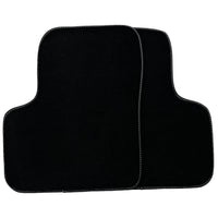 Black Floor Mats for Fiat 500 (2008-2013) | Black Trim - AutoWin