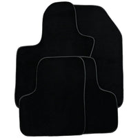 Black Floor Mats for Fiat 500 (2008-2013) | Black Trim - AutoWin