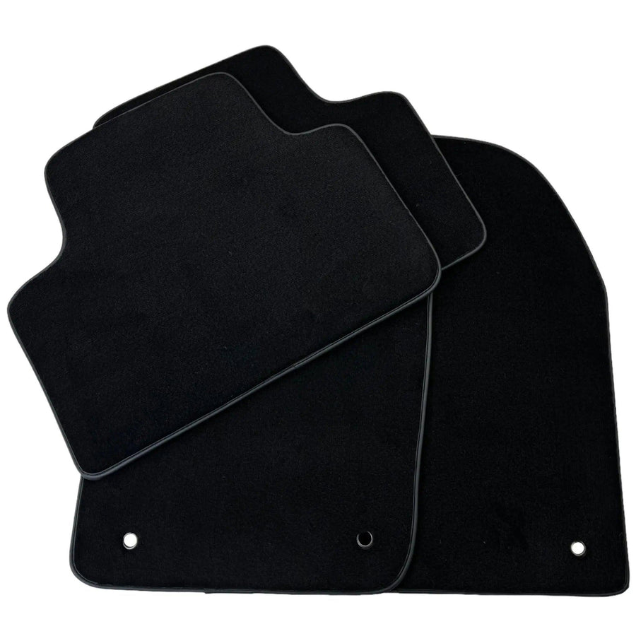 Black Floor Mats for Jeep Compass (2017-2024) - AutoWin