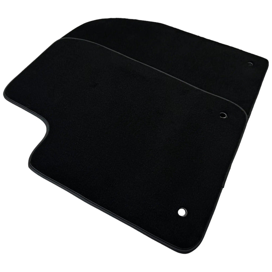Black Floor Mats for Jeep Wrangler JK (2007-2018) 5 Doors Double Fixation - AutoWin