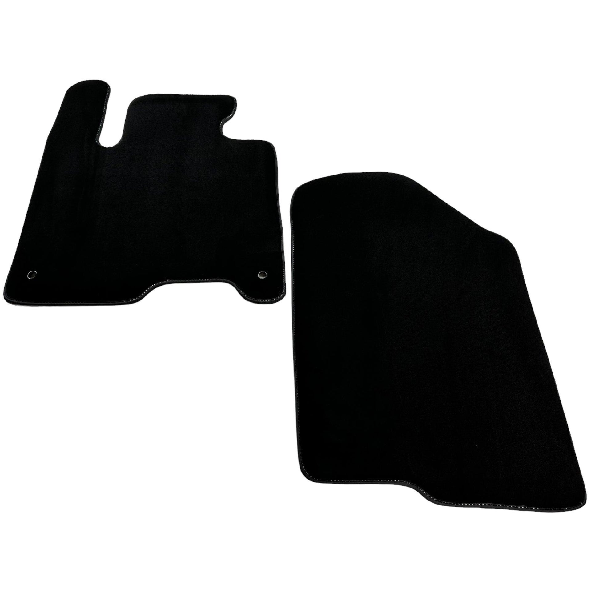 Black Floor Mats for Kia Carens (2013-2024) Distance Fixing Points (Driver) 33,6 cm - AutoWin