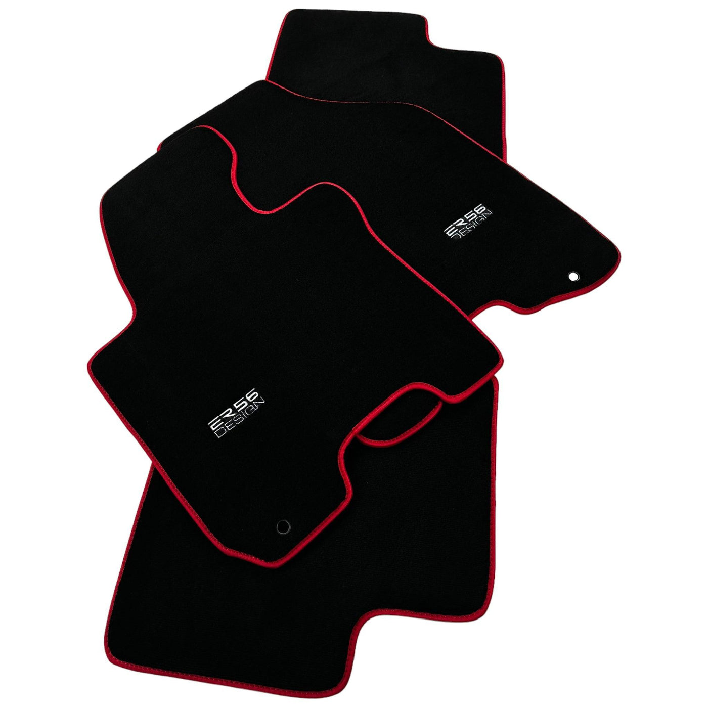 Black Floor Mats For Kia Sportage (2004-2010) ER56 Design - AutoWin