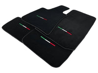 Black Floor Mats For Maserati Ghibli 2013-2022 Italy Edition - AutoWin
