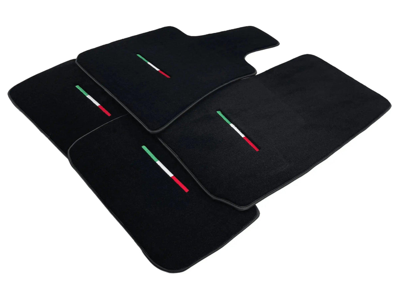 Black Floor Mats For Maserati Levante (2017-2023) Italy Edition - AutoWin
