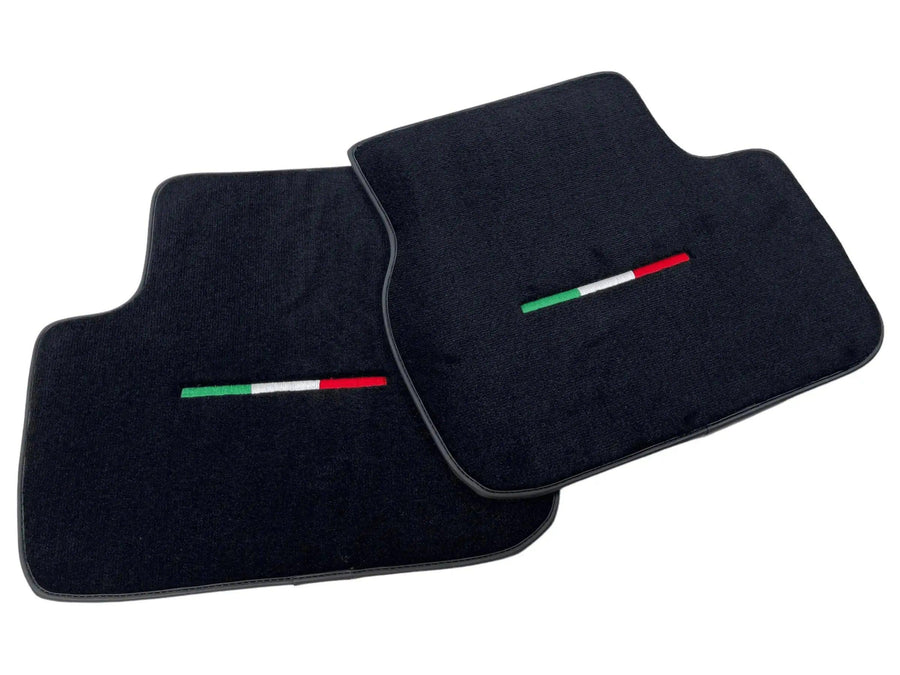 Black Floor Mats For Maserati Levante (2017-2023) Italy Edition - AutoWin