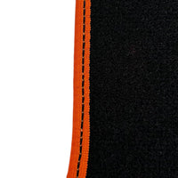 Black Floor Mats for McLaren 600 LT (2018-2020) With Alcantara Leather - AutoWin