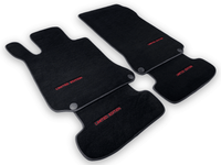 Black Floor Mats For Mercedes Benz C-Class S206 Wagon (2021-2023) Hybrid | Limited Edition - AutoWin