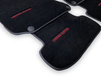 Black Floor Mats For Mercedes Benz C-Class W202 Sedan (1993-2000) | Limited Edition - AutoWin