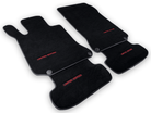 Black Floor Mats For Mercedes Benz C-Class W202 Sedan (1993-2000) | Limited Edition - AutoWin
