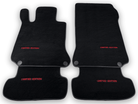 Black Floor Mats For Mercedes Benz C-Class W202 Sedan (1993-2000) | Limited Edition - AutoWin