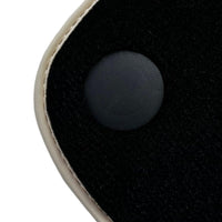 Black Floor Mats For Mercedes Benz C-Class W203 (2000-2007) ER56 Design - AutoWin