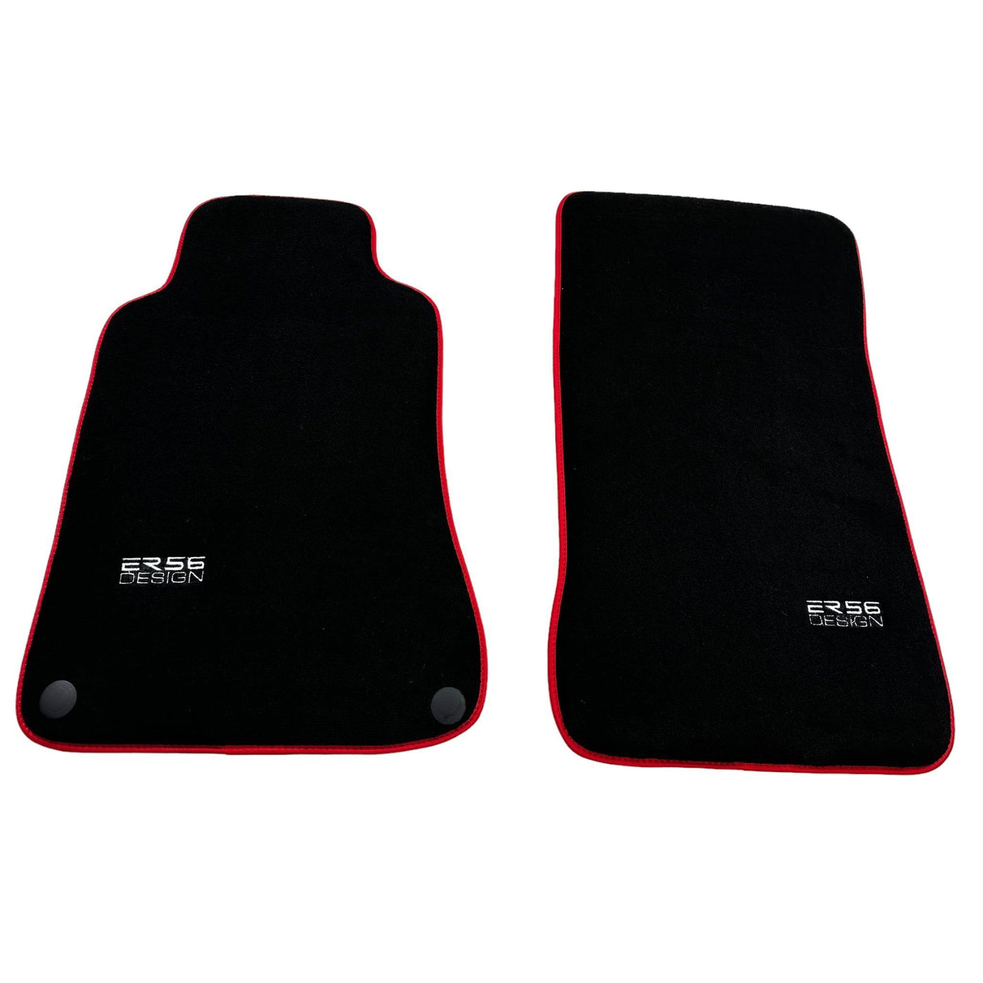 Black Floor Mats For Mercedes Benz C-Class W203 (2000-2007) ER56 Design - AutoWin
