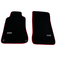 Black Floor Mats For Mercedes Benz C-Class W203 (2000-2007) ER56 Design - AutoWin