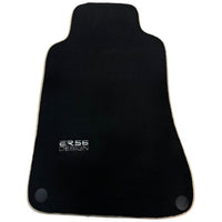 Black Floor Mats For Mercedes Benz C-Class W203 (2000-2007) ER56 Design - AutoWin