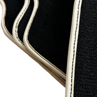 Black Floor Mats For Mercedes-Benz C Class W206 (2021-2023) Beige Trim - AutoWin