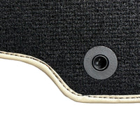 Black Floor Mats For Mercedes-Benz C Class W206 (2021-2023) Beige Trim - AutoWin