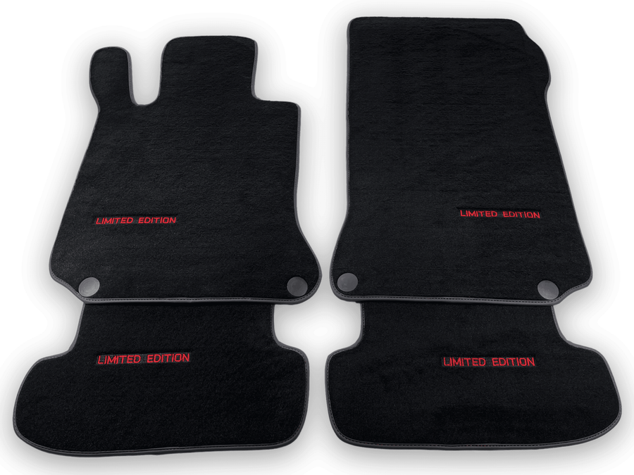 Black Floor Mats For Mercedes Benz CLA-Class X118 Shooting Brake (2019-2023) | Limited Edition - AutoWin