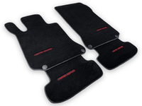 Black Floor Mats For Mercedes Benz CLK-Class C208 Coupe (1997-2002) | Limited Edition - AutoWin