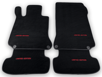 Black Floor Mats For Mercedes Benz CLS-Class C218 Coupe Facelift (2014-2018) | Limited Edition - AutoWin