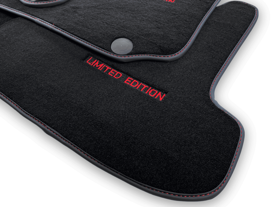 Black Floor Mats For Mercedes Benz CLS-Class X218 Shooting Brake (2012-2014) | Limited Edition - AutoWin