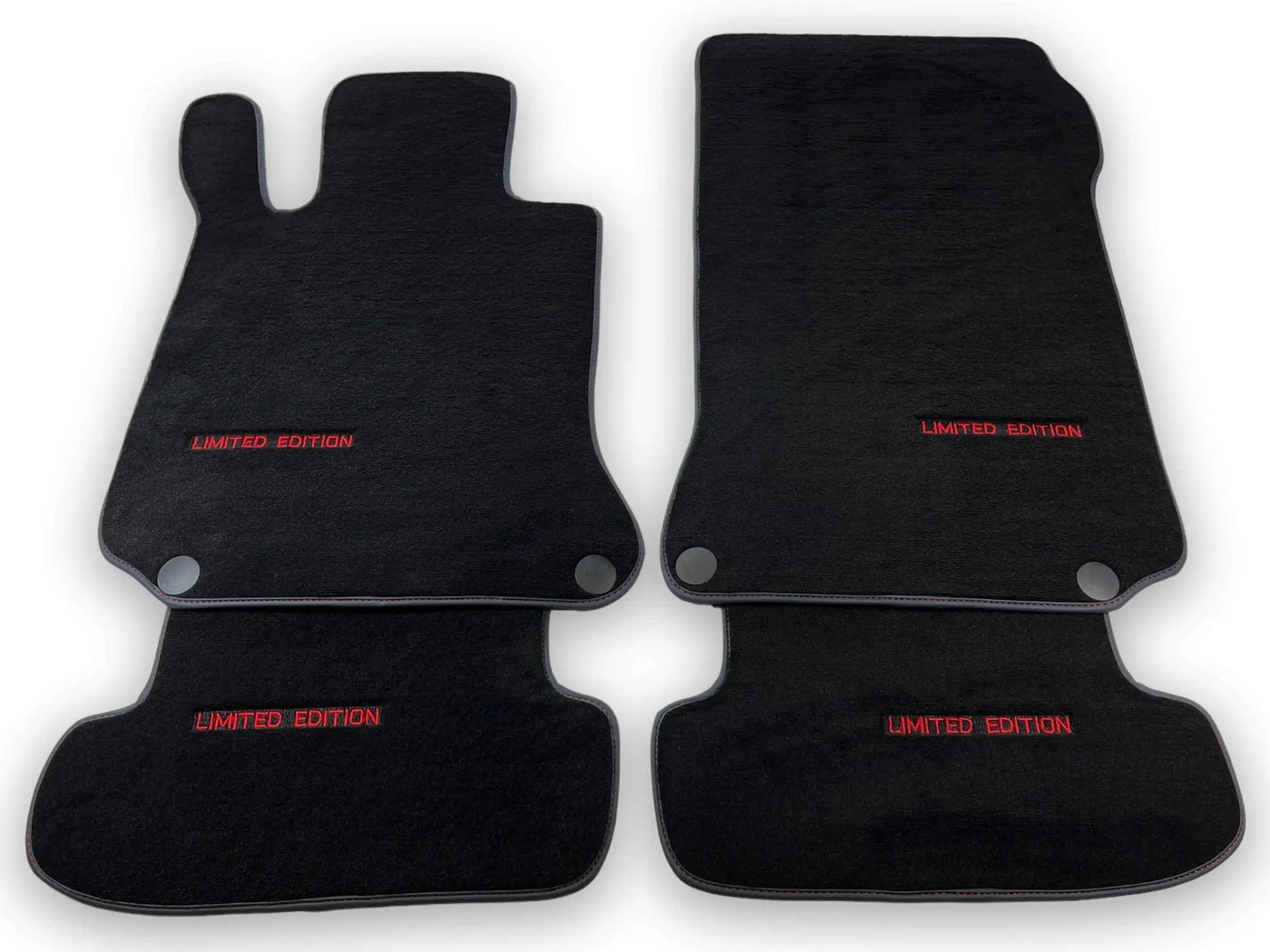 Black Floor Mats For Mercedes Benz E-Class A238 Convertible (2017-2023) | Limited Edition - AutoWin