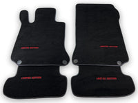 Black Floor Mats For Mercedes Benz E-Class C238 Coupe (2017-2023) | Limited Edition - AutoWin