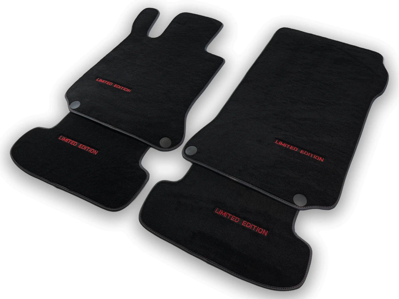 Black Floor Mats For Mercedes Benz E-Class S210 Estate (1996-2003) | Limited Edition - AutoWin