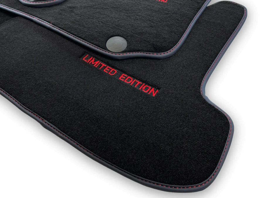 Black Floor Mats For Mercedes Benz E-Class S211 Estate 4Matic (2003-2009) | Limited Edition - AutoWin
