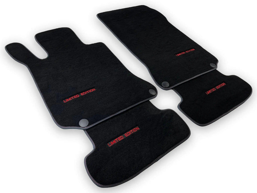 Black Floor Mats For Mercedes Benz E-Class S213 Estate (2016-2020) | Limited Edition - AutoWin
