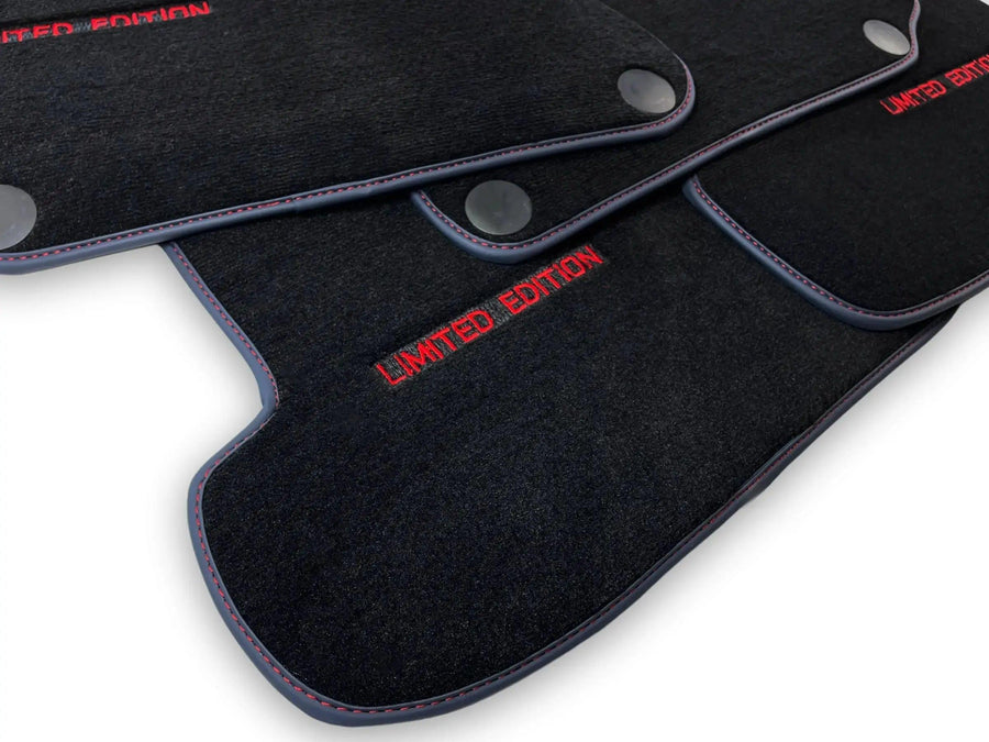 Black Floor Mats For Mercedes Benz E-Class S213 Estate (2016-2020) | Limited Edition - AutoWin