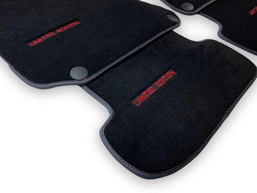 Black Floor Mats For Mercedes Benz E-Class S213 Estate (2016-2020) | Limited Edition - AutoWin