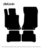 Black Floor Mats For Mercedes Benz E-Class W212 Sedan Facelift (2013-2016) | Limited Edition - AutoWin