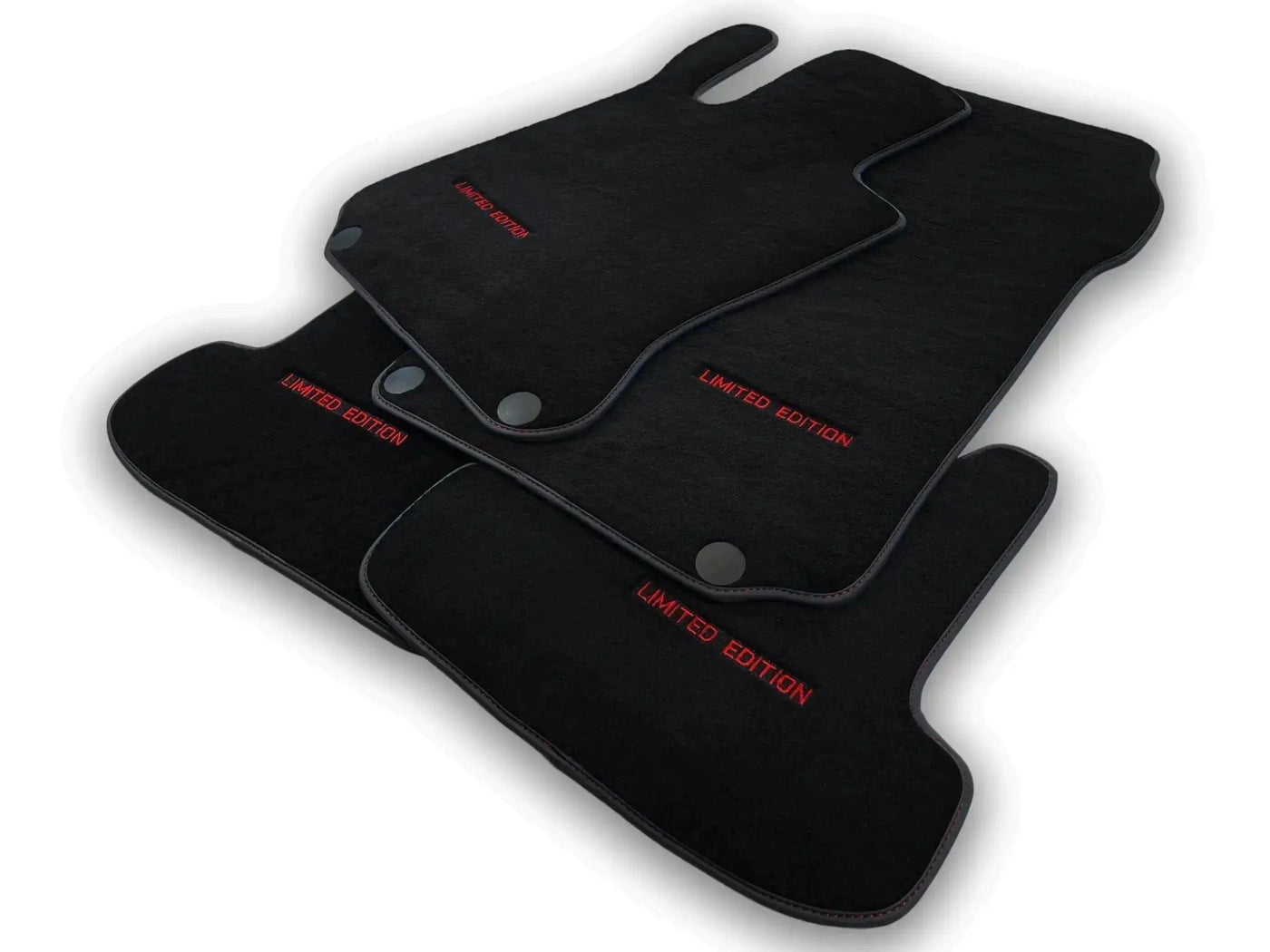 Black Floor Mats For Mercedes Benz EQC-Class N293 (2019-2023) | Limited Edition - AutoWin