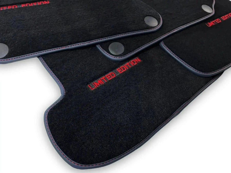 Black Floor Mats For Mercedes Benz GLC-Class X253 SUV (2019-2023) | Limited Edition - AutoWin