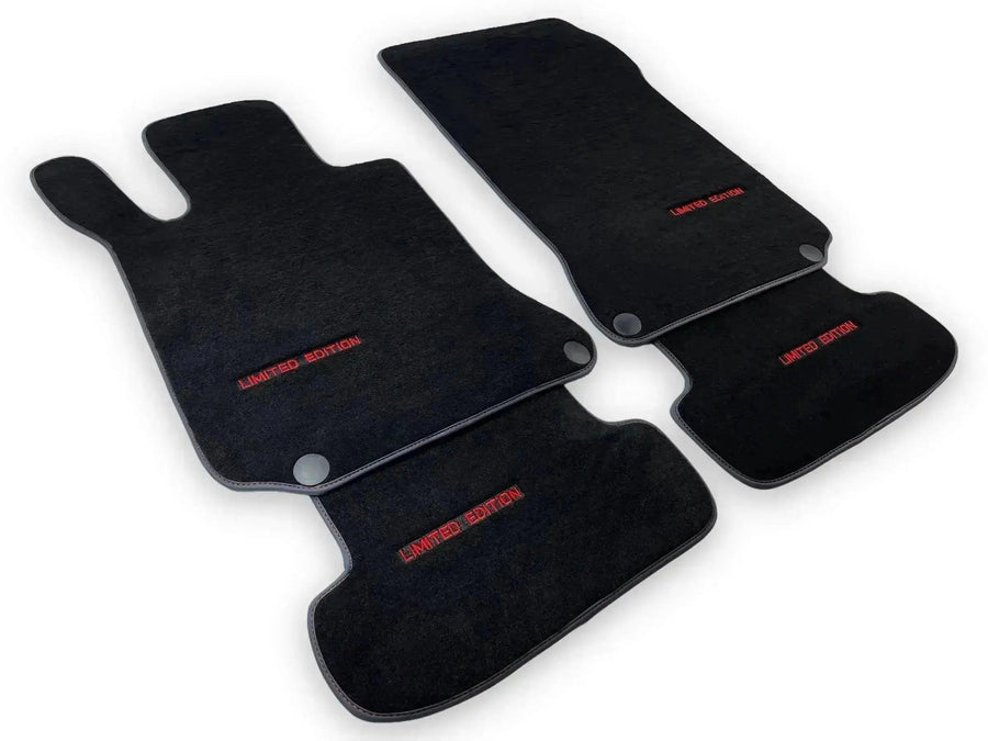 Black Floor Mats For Mercedes Benz GLC-Class X253 SUV (2019-2023) | Limited Edition - AutoWin