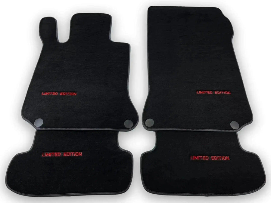 Black Floor Mats For Mercedes Benz GLC-Class X253 SUV (2019-2023) | Limited Edition - AutoWin